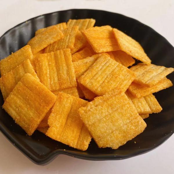 Buy Delicious millet snack streetfood cheese rice cracker crispy rice crust at wholesale prices