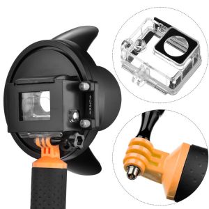 4 inch Sunshade Diving Dome Port For GoPro Hero 4 3+ Camera With Float Bobber