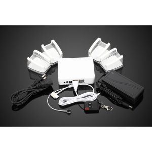 COMER 4 ports mobile phone store security display system alarm control for