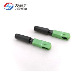 Low Insertion Loss FTTH SC APC Fiber Optic Fast Connectors 10pcs/pack