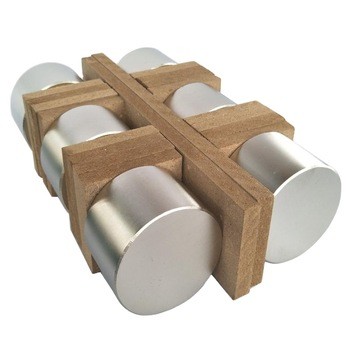 Buy N48 Neodymium Cylinder Magnets Customized Shaped High Magnetic Field Strength at wholesale prices