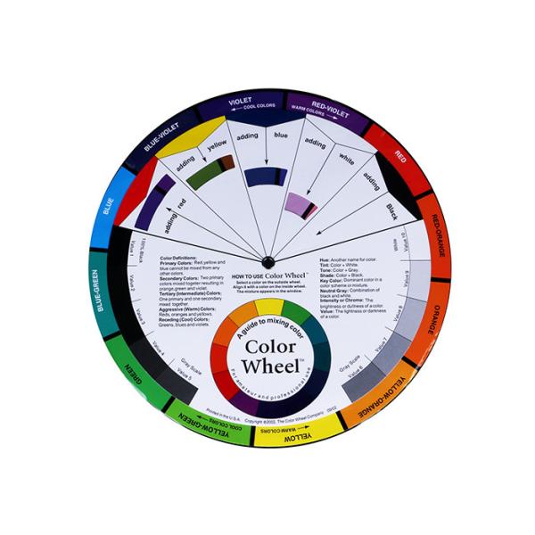 Buy Microblading Permanent Makeup Tattoo Accessories Pigment Mixing Color Wheel at wholesale prices