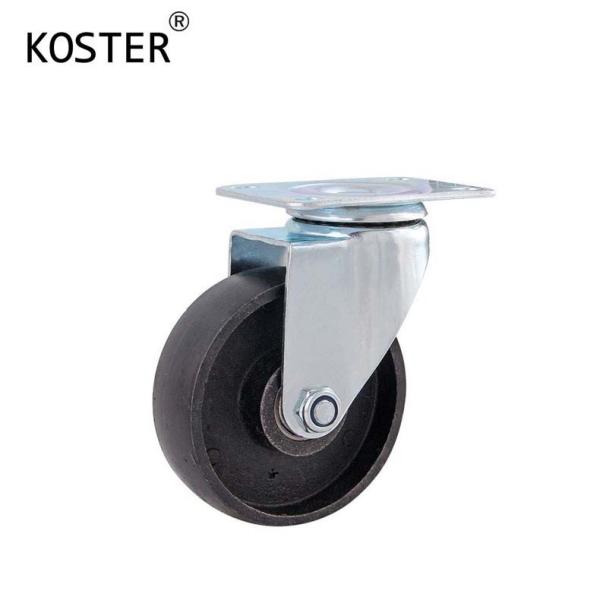 Buy 130kg Load Capacity 2.5"-5" All Iron Trolley Barrow Castor Wheel for Customized Request at wholesale prices