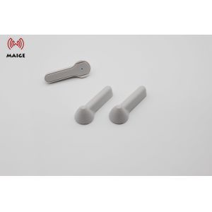 Buy cheap 8.2Mhz / 58Khz Plastic Alarm Tag For Clothing , Grey Retail Security Tags from wholesalers