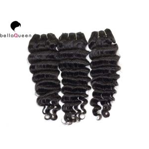 Quality Deep Wave Extension Raw Unprocessed Grade 7A Virgin Hair Weaving for sale