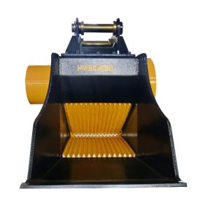 Rock Crush Excavator Attachments Concrete Crusher Bucket 20 Ton