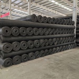Road Construction Material Polypropylene Biaxial Geogrid with 15-60KN Tensile