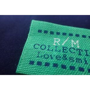 Rectangle Screen Printing Custom Woven Labels For Clothes，Hats