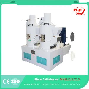 Quality 1300x600x1400mm 22kw Double Roll Rice Whitener for sale
