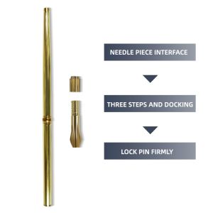 15cm Microblading Tattoo Pen Golden Fogging Eyebrow Embroidery Permanent Makeup