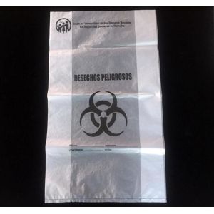 biodegradable biohazard bag/Recycled garbage bag, Polyethylene Biohazard Printed