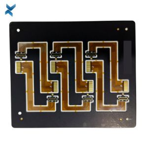 Single Sided Rigid Flex PCB Board With HASL Immersion Gold Surface Finishing