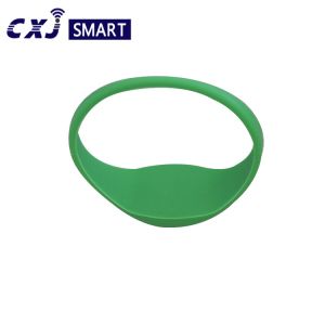 Waterproof RFID NFC Bracelet Silicone Material For Festival