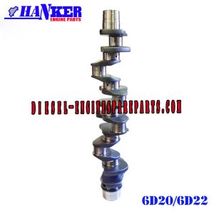 Mitsubishi 6D22 6D20 Excavator Diesel Engine Crankshaft Assembly ME999368