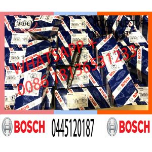 China Diesel Fuel Injector 0445120187 0986435573 For Cummins 5256034 4983514 on sale