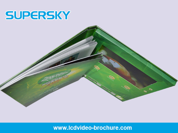 Multi Language Rechargeable LCD Video Brochure High - Definition with HiFI