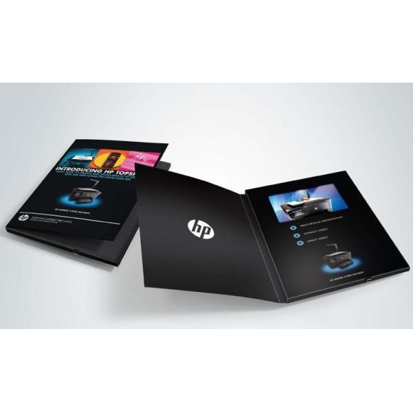Buy Portrait Landscape Bespoke Video Brochures / 4.3 Inch Printed Video Cards at wholesale prices