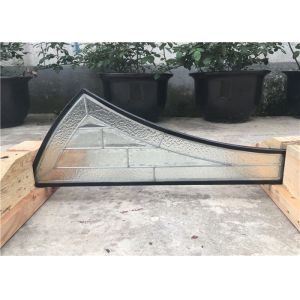 Quality 22&quot;*48&quot; Pattern Decorative Panel Glass Clear / Coated / Stained Technique for sale