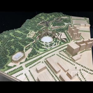 EMBT-1/1000 BIT-Shenzhen Branch Architectural Scale Model