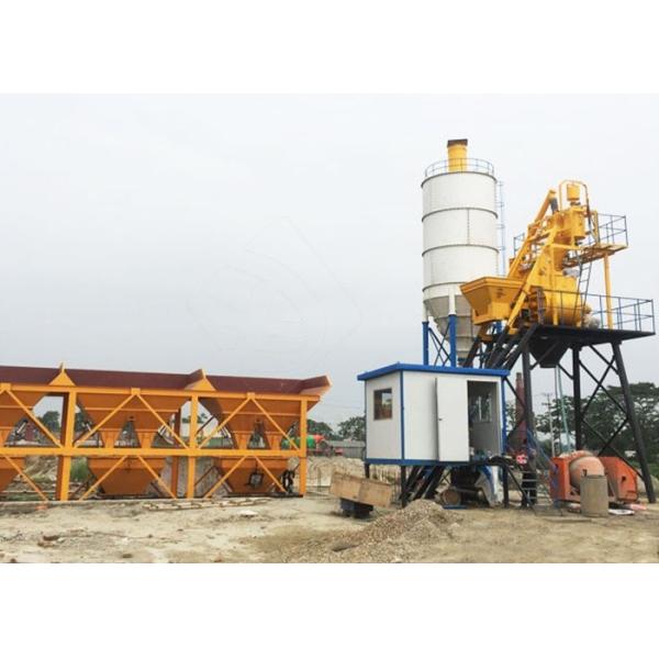 Buy HZS35 Portable Electric 35m3 Concrete Batch Plant 750L Discharging Volume at wholesale prices