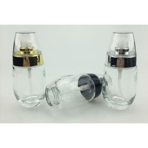 Liquid Emulsion White 30ml Glass Empty Essence Bottle