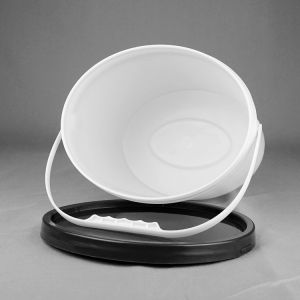 5kg Special Shaped Paint Plastic Bucket With Lid And Handle