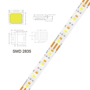 CCT 12V24V 8mm 120leds 3000K-6500K 35Copper Led Strip Light for TV Backlight