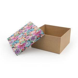 Recyclable Paper Gift Packaging Box Eco - Friendly Biodegradable Design