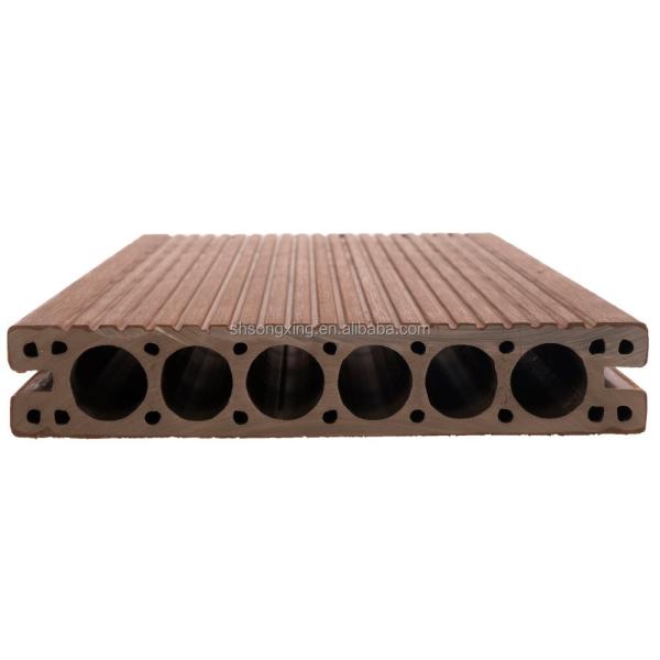 Brushing Surface Waterproof Fireproof PVC Plastic Composite Balcony/Terrace