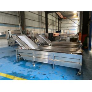 Stable Fish Speed Cleaning Machine , Wear Resistant Automatic Vegetable Washer