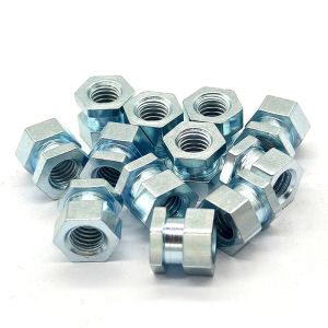 Anodized Hexagonal Head Nut M8 M12 M16 M20 Zinc Plated Nut Blue White