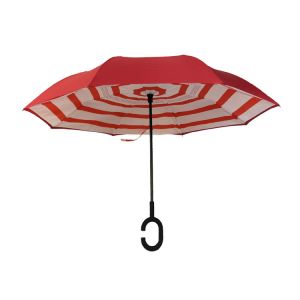 SGS Custom Pongee Fabric Double Layer Reverse Inverted Umbrella