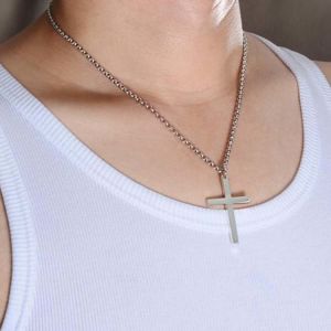 Sterling Silver Cross Pendant with 925 Silver Chain Necklace(N6030803)