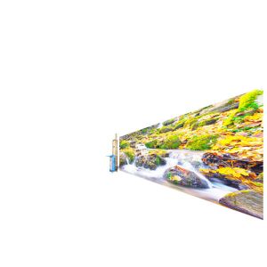 Custom Direct To Wall Inkjet Printer Two Way Induction Up And Down