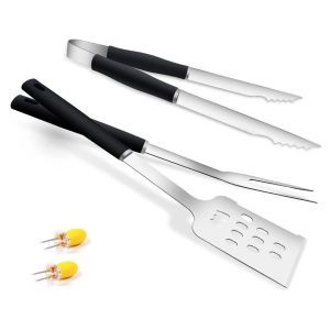 Multifunction Stainless Steel Bbq Utensil Set , Rustless Heavy Duty Grill Tools