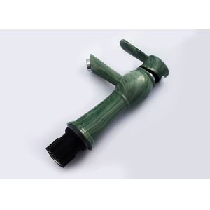 ANSI Plated Chromed Single Hole Sink Faucets With Zinc Alloy Material