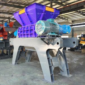 90 kW Power 20100 kg Weight Low Noise Double Shaft Shredder for Scrap Metal