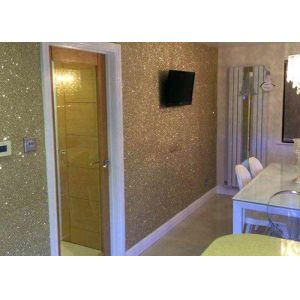 Nonwoven Thick Glitter Wallpaper Firm Stability Flexbile With Minimal Flaking