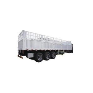 3 Axle Dropside Fence Cargo Semi Trailer Side Wall With Jost E100 Landing Gear