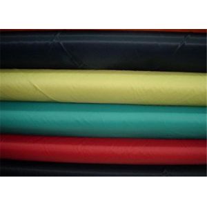 Grey And Yellow 70 Denier Nylon Taffeta , Plain Style Nylon 210t Taffeta