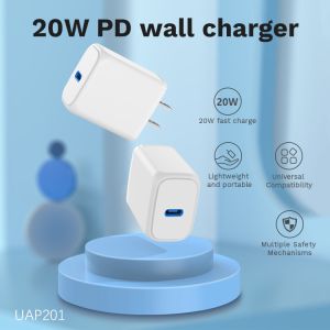 Replaceable PD Power Adapter USB C Wall Charger 20W PC Plug