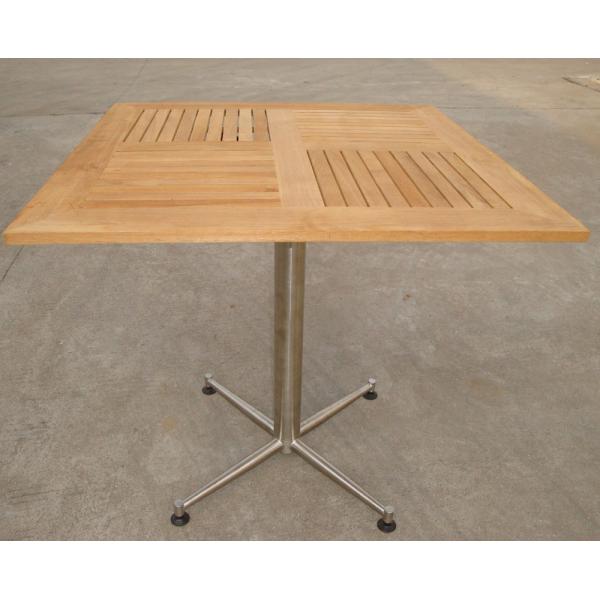 Buy China LFurniture Square Wood Table with Metal Foot-6 at wholesale prices