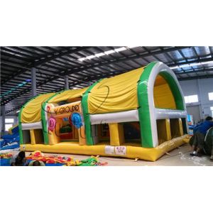 China new long commercial candy inflatable bouncer on sale