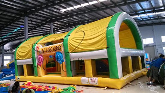 Buy new long commercial candy inflatable bouncer at wholesale prices