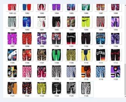 S-3XL Comfortable Mens Boxer Shorts Polyester Printing Patterns Gym Boxer Shorts