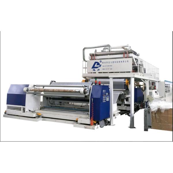 Buy Plastic Extrusion Cast Film Machines CPE Polymer Film Casting Equipment at wholesale prices