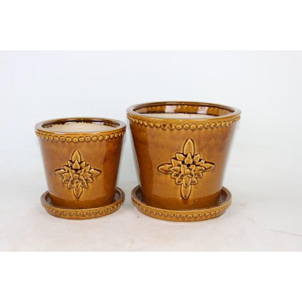 Buy 6 Inch And 8 Inch Ceramic Indoor Pots at wholesale prices