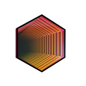 Magic Unlimited Mirror Custom 3D Flexible LED Neon Shape For Power Consumption