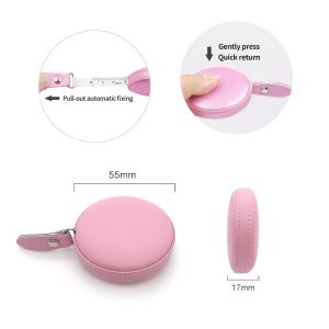 Professional Cloth Retractable Tape Measure For Sewing And Tailoring - 60 Inches