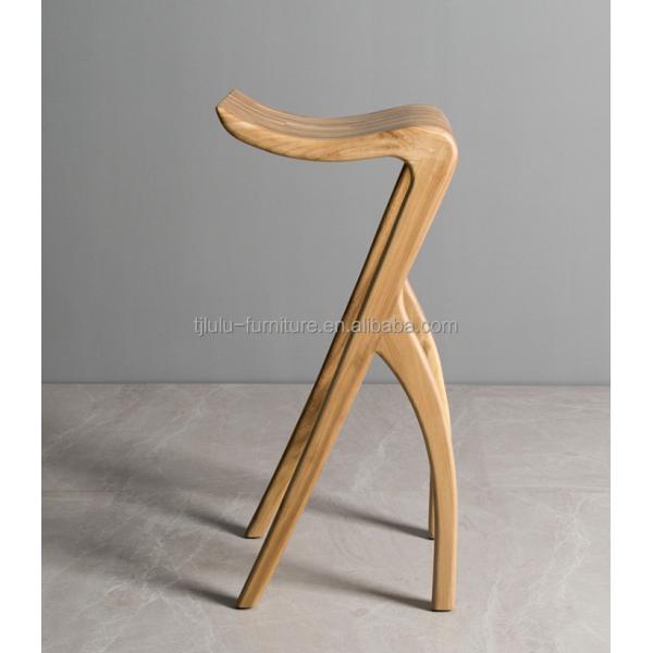 High Chair Counter Bar Stools Bar Chair Solid Wood Stool L-59